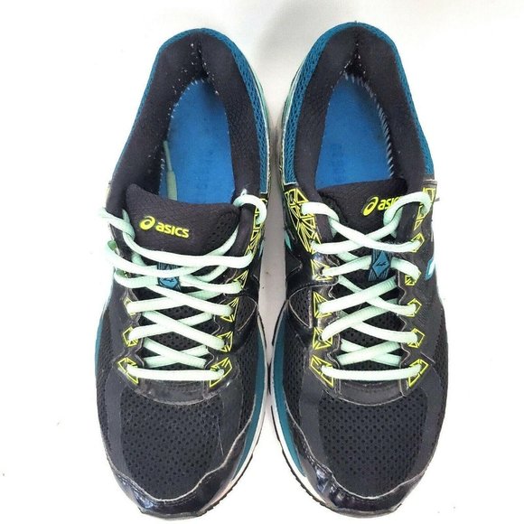 ASICS Women's GT-2000 4 Athletic Running Shoe Size 9.5 Dynamic DuoMax Black Teal - Picture 6 of 11